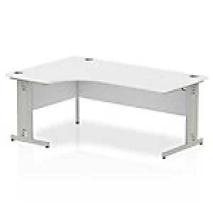 Image of Impulse Cable Managed 1800 Left Hand Crescent Desk White