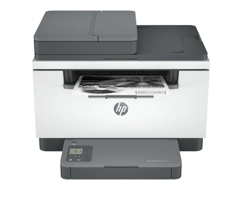 Image of HP LaserJet M234sdn Multifunction Black and white Printer. Ethernet On
