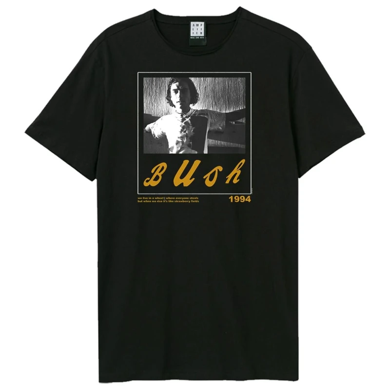 Image of Amplified Amplified Men 1994 Bush T-Shirt in Black Size: X-Small Black XS Male 5063852070657
