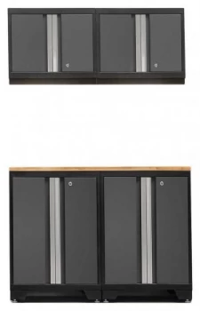 Image of Bold 3.0 Grey piece Garage Cabinet Set