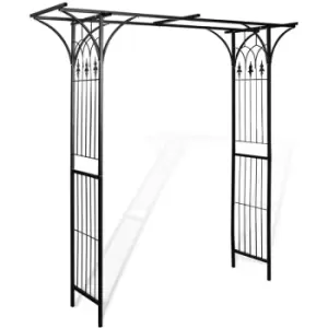 Image of Vidaxl - Garden Arch 200x52x204cm Black