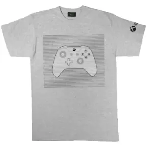 Image of Xbox Mens Mono Controller T-Shirt (L) (Grey Heather)
