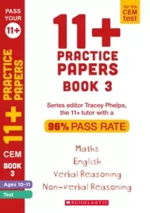 Image of 11+ Practice Papers for the CEM Test Ages 10-11 - Book 3