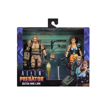 Image of Dutch & Lin (Alien Vs ) Arcade 2 Pack Neca Action Figure