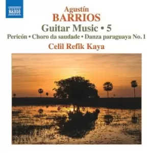 Image of Agustin Barrios Guitar Music/Pericon/Choro Da Saudade - Volume 5 by Agustin Barrios Mangore CD Album