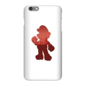 Image of Nintendo Super Mario Mario Silhouette Phone Case - iPhone 6 Plus - Snap Case - Gloss