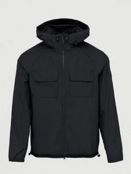 Image of Barbour International Boldon Hooded Causal Jacket, Black Size M Men