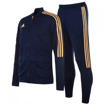Image of adidas Sereno Pro Tracksuit Mens - Navy/Orange