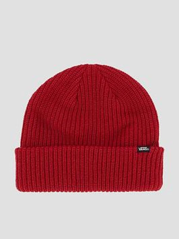 Image of Vans Core Basic Cuff Beanie burgundy Women ONE SIZE
