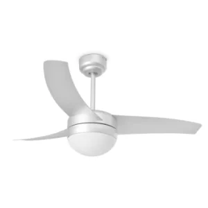 Image of Easy 2 Light Small Ceiling Fan Grey with Light, E27