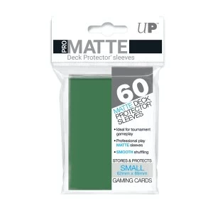 Image of Ultra Pro Green Small Deck Protectors - 60 Sleeves