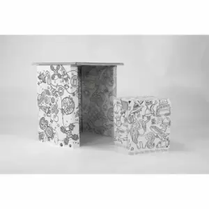 Image of Medworx Pack A Desk Junior: Cardboard Desk For Children