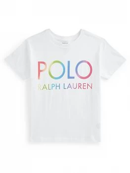 Image of Ralph Lauren Girls Polo T-Shirt - White