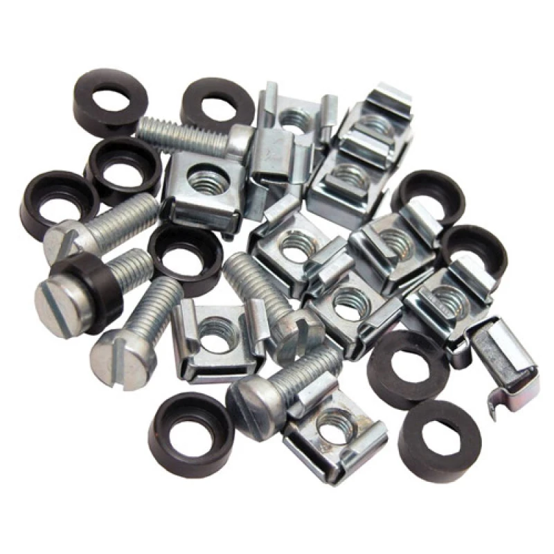 Image of Cablenet Cage Nuts & Screws M6 Silver (PK 50)