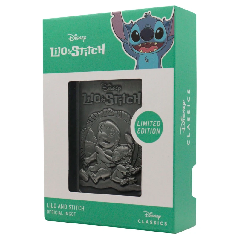 Image of Disney Lilo & Stitch Collectible Metal Ingot Metallics unisex