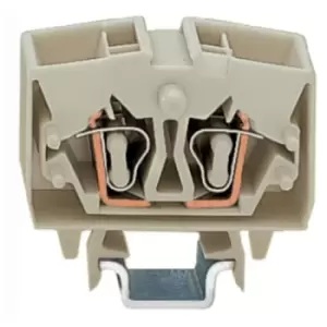 Image of WAGO 264-716 6mm 4 Conductor Through Terminal Block Orange AWG28-1...