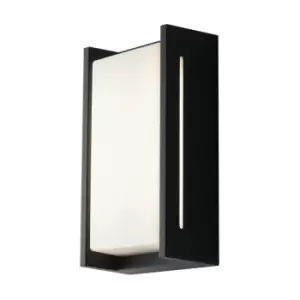 Image of Fan Europe Compact - Outdoor LED aluminum Flush wall lamp, Anthracite, IP54, 4000K