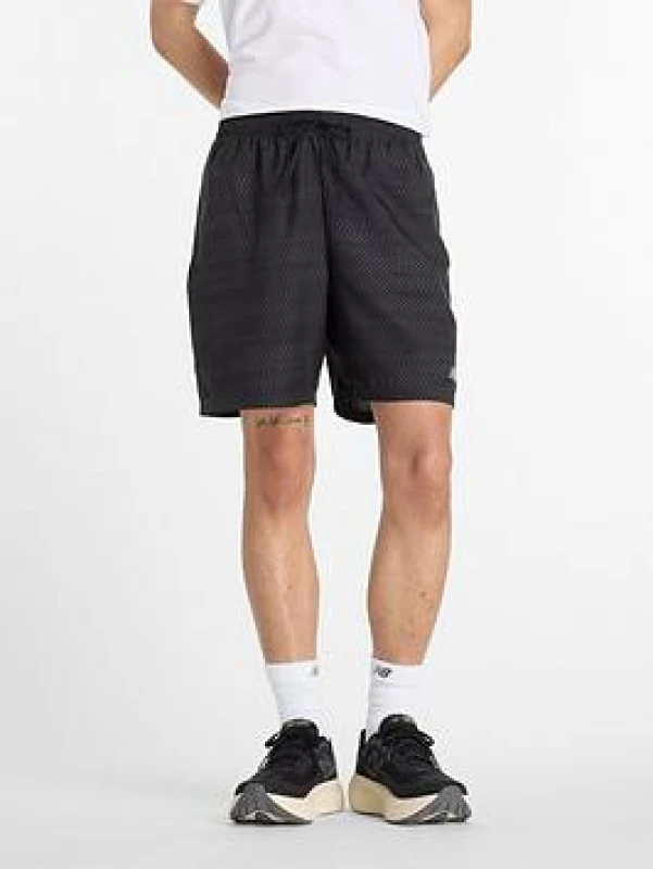 Image of New Balance Mens Performance Running Shorts - Black Male S
