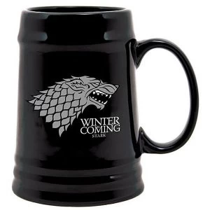 Image of Game of Thrones House of Stark Winter is Coming Beer Stein Mug
