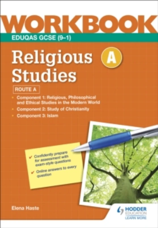Image of Eduqas GCSE (9-1) Religious Studies Route A Workbook Paperback / softback