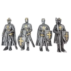 Image of Defend the Realm (Set of 4) Knight Magnets