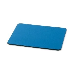 Image of 5 Star Office Mouse Mat with 6mm Rubber Sponge Backing W248xD220mm Blue