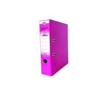 Image of Concord IXL 70mm Selecta Lever Arch File A4 Pink Pack of 10 162242