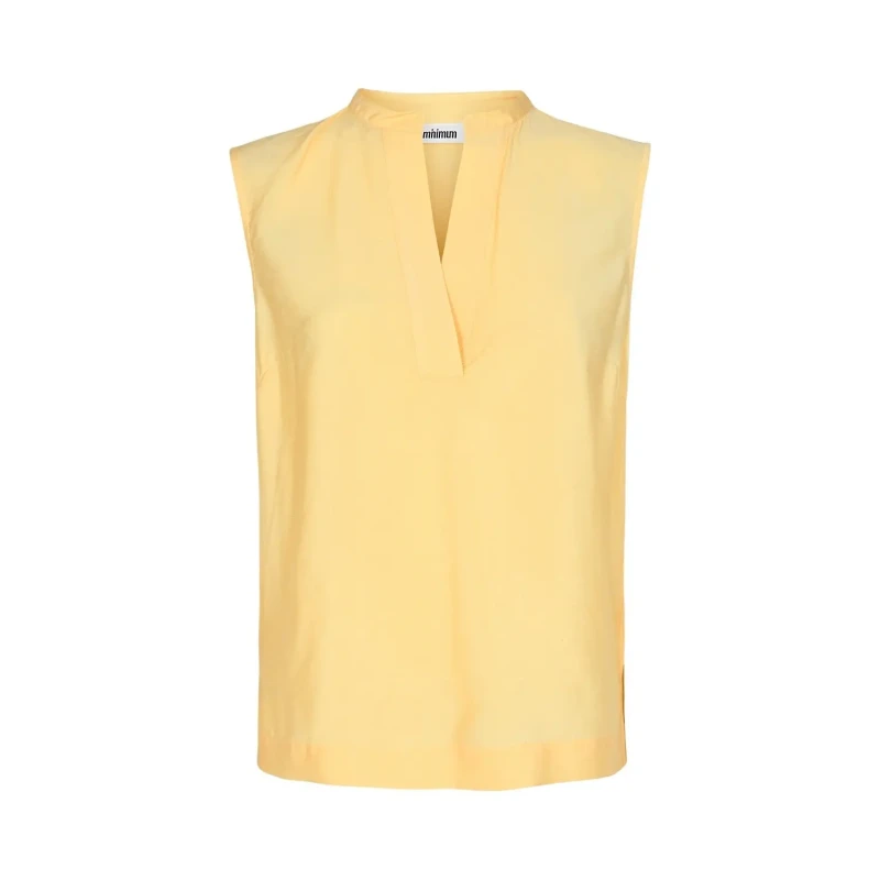 Image of Minimum Womens sleeveless T-Shirt Minimum Bolino 9625 Jaune Female 36