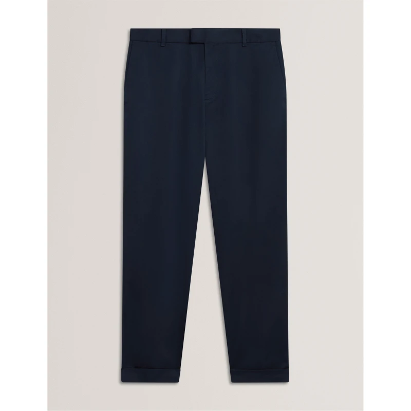 Image of Ted Baker Mens Tapered Trousers Navy male S (2)