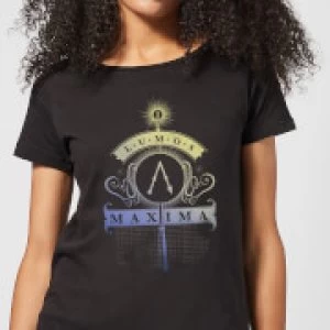 Image of Harry Potter Lumos Maxima Womens T-Shirt - Black