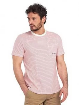 Image of Barbour Creswell Stripe Pocket T-Shirt - Ecru