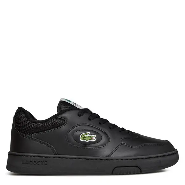 Image of Lacoste Lacoste Lineset Leather Trainers - Black 9