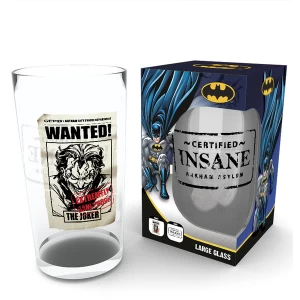 Image of DC Comics The Joker Insane Large Glass