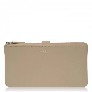 Image of Radley Larks wood large tab matinee purse - Dove Grey