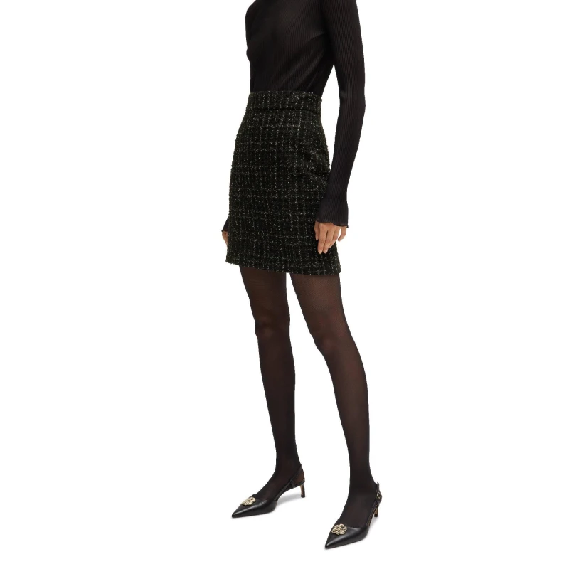Image of Boss Womens Viliana Jersey Skirt Black female 10 (M)