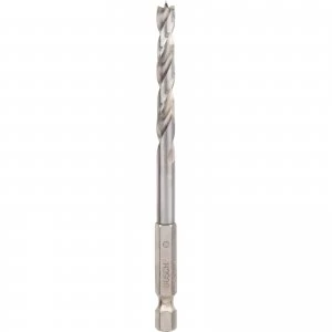 Image of Bosch Hex Shank Drill Bit for Wood 6mm
