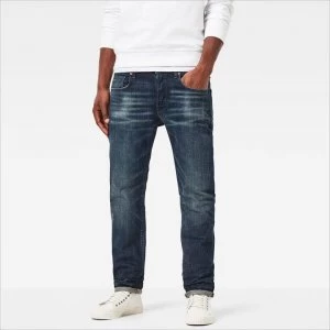 Image of G Star 3301 Straight Mens Jeans - Dk Aged