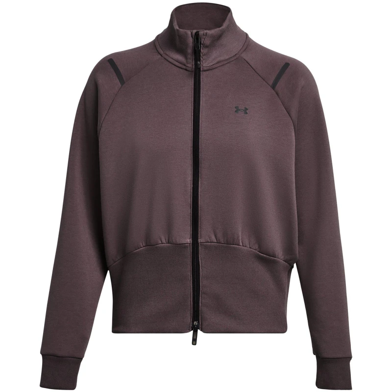 Image of Under Armour Unstoppable Zip-Up Sweatshirt Womens - Grey Grey 8
