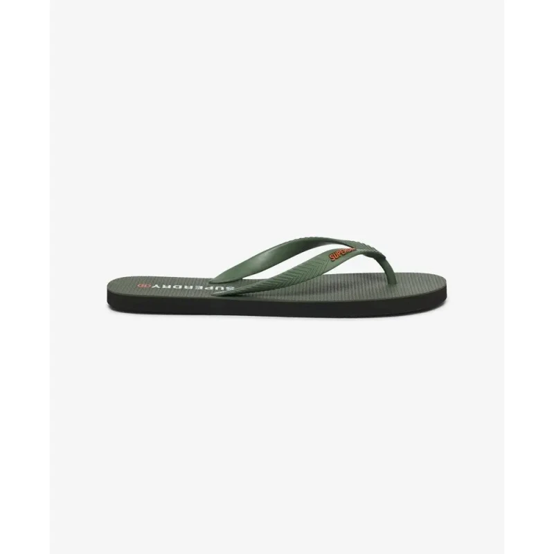 Image of Superdry Children's flip-flops Superdry Core Essential Vert Male 8/9 ans