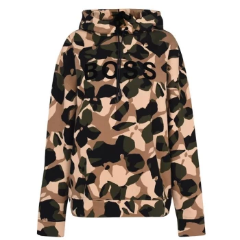 Image of Hugo Boss Etisha Pullover Hoodie Open Miscellaneous Size L Women