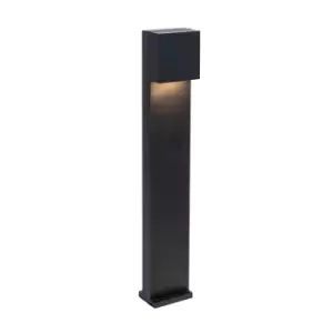 Image of Lutec Gemini XF LED Outdoor Bollard Light - Matt Black