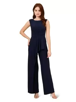 Image of Jersey Draped Jumpsuit