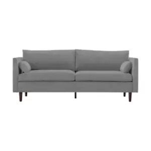 Image of Crossland Grove Twickenham Sofa 3 Seater Placido Elephant Velvet