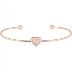 Image of Ted Baker Heshra Mother Of Pearl Heart Ultra Fine Cuff