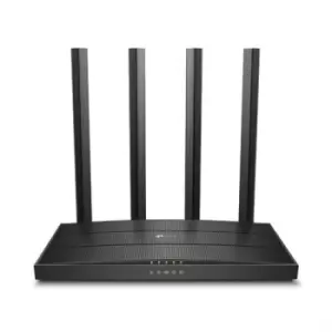 Image of TP Link AC1900 Wireless MU-MIMO WiFi Router WiFi 5 (802.11ac) Dual Band (2.4 GHz / 5 GHz) Ethernet LAN Black Tabletop Router