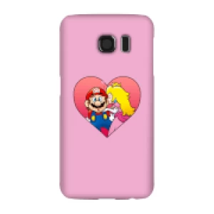 Image of Nintendo Super Mario Peach Kiss Phone Case - Samsung S6 - Snap Case - Gloss