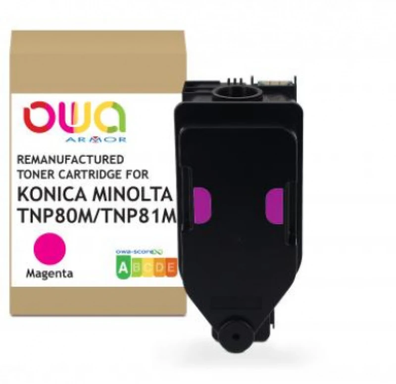 Image of Armor OWA KONICA MINOLTA TNP-80 M / TNP-81 M - REMANUFACTURED TONER -