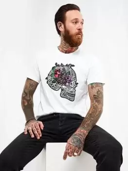 Image of Joe Browns Full Of Life Tee - White, Size L, Men