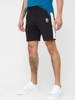 Image of Gym King Core Plus Jersey Shorts - Black/Blue/White