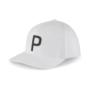 Image of Puma P Cap - White Glow/Black - 1SZE